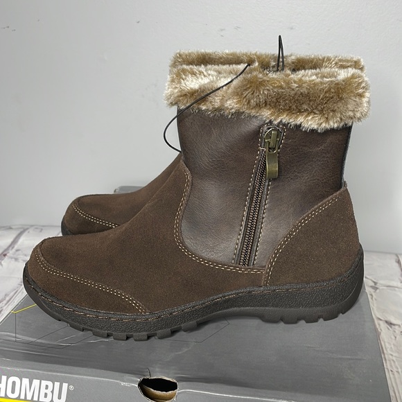 Khombu Boulder Suede Winter Boots - Picture 1 of 5
